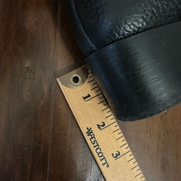 EVERLANE The Boss Boot Booties in Black Pebbled Leather ITALY MADE - Picture 13 of 13